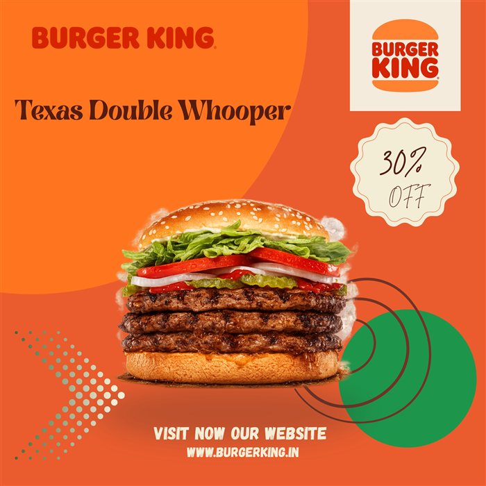 Burger King promo design by Prasad Kudupudi