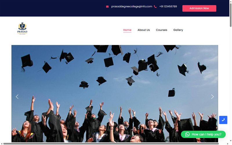 Prasad Digital Marketing live website preview